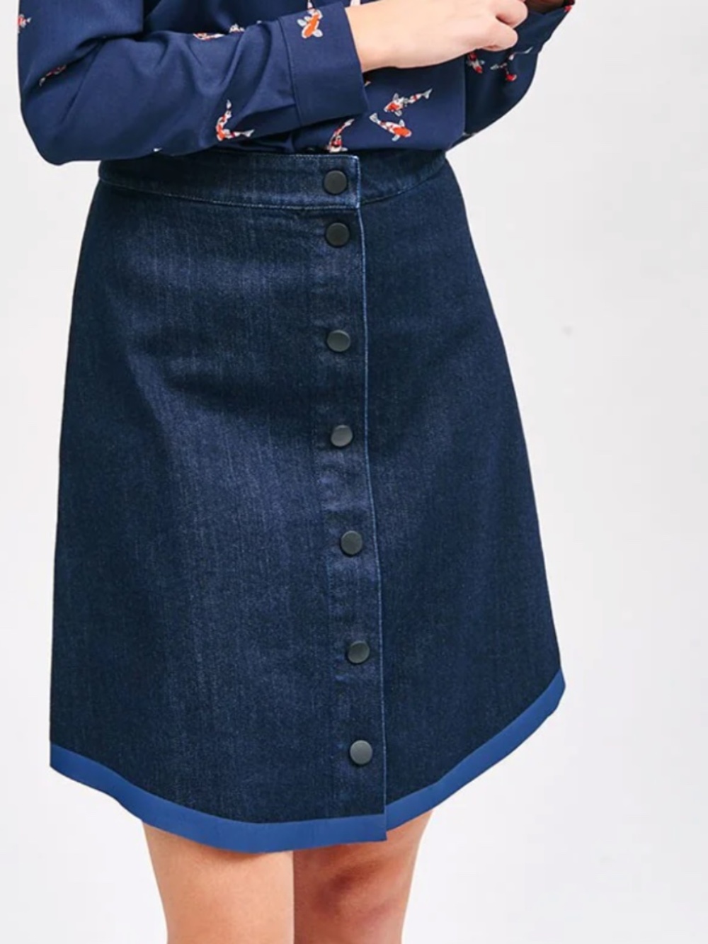 COP Copine SASA Dark Indigo Denim Skirt